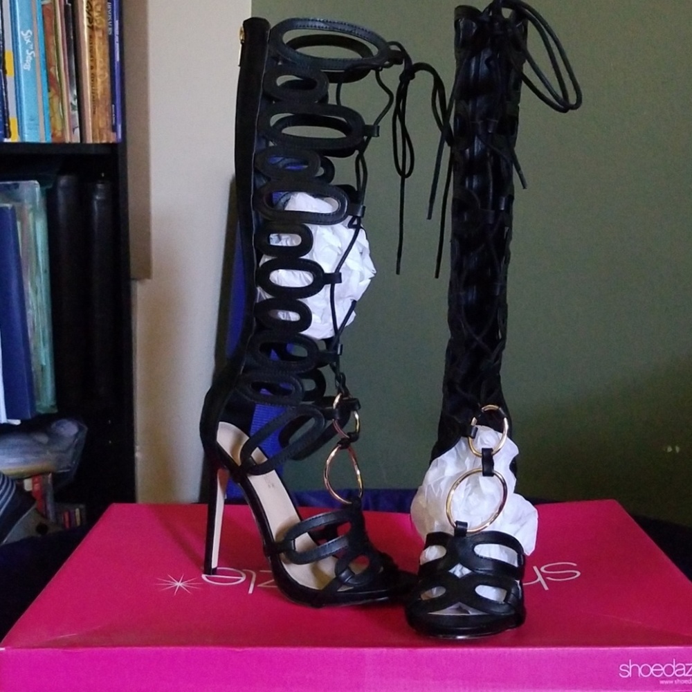 Gladiator style heels